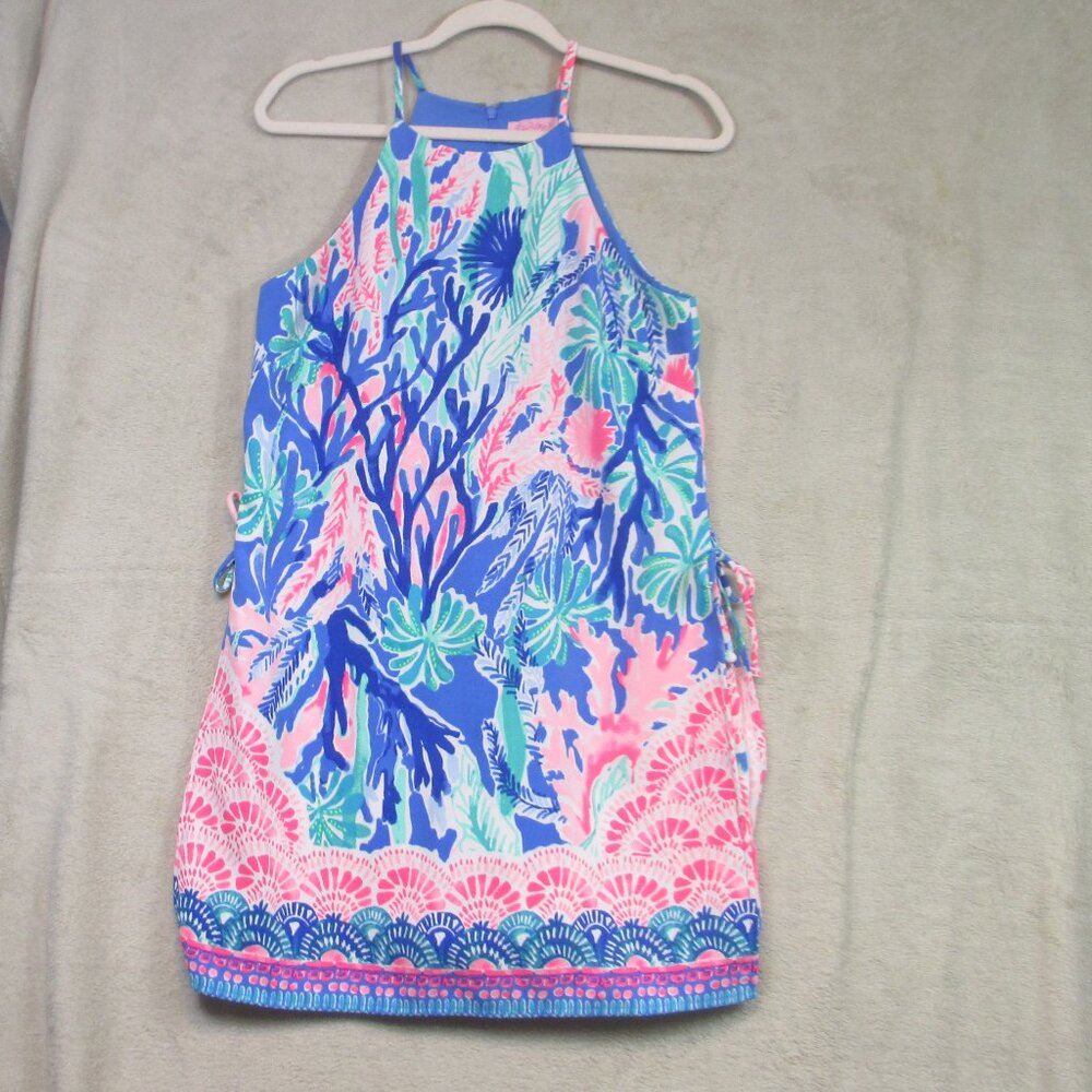 Lilly Pulitzer Dress With Romper Shorts Under Coral Reef Size 4 / So Pretty!!!